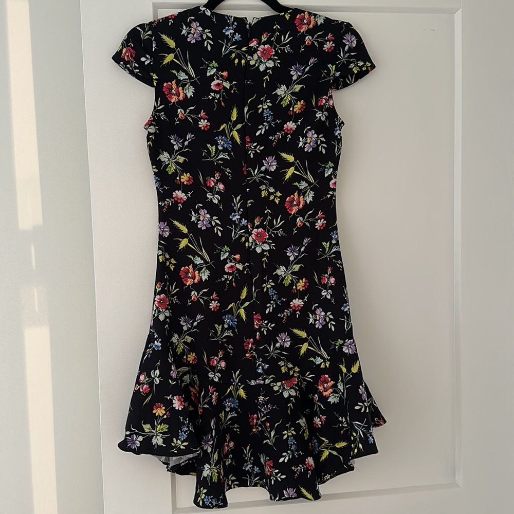 Likely Beckett Flounce Hem Floral Mini Dress